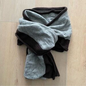 BANANA REPUBLIC Two-Tone 100% Cashmere Scarf